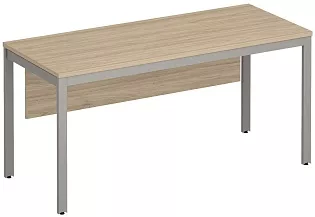 Стол письменный на металлокаркасе с экраном ДСП