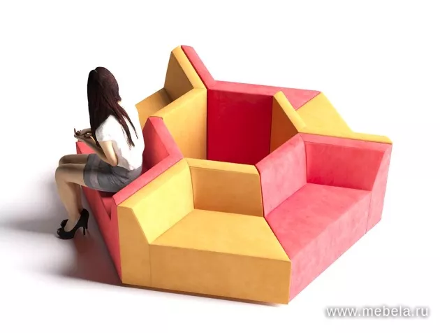 Офисный диван Оригами