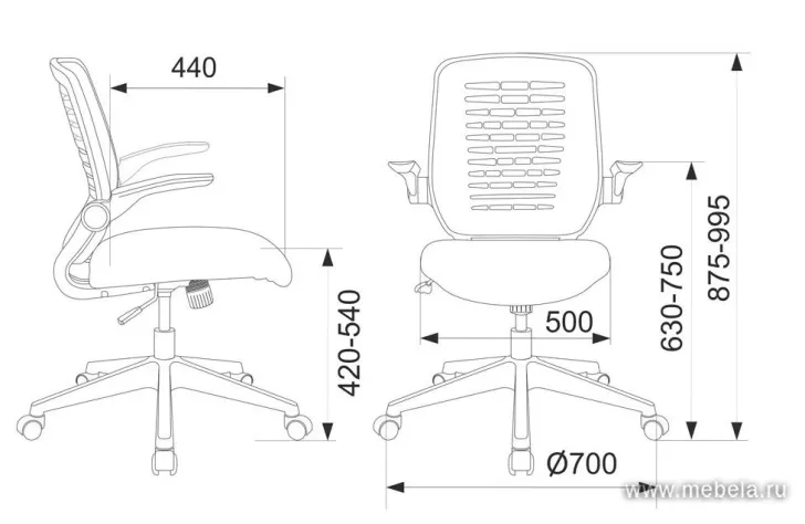 кресло CH-495/Black
