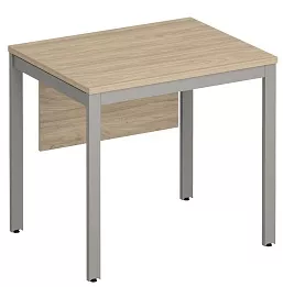 Стол письменный на металлокаркасе с экраном ДСП