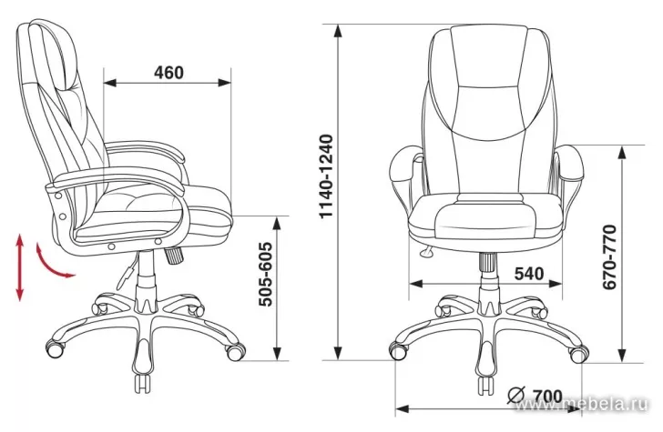 кресло T-9905DG