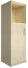Офисный шкаф узкий средний полузакрытый, Л/Пр.