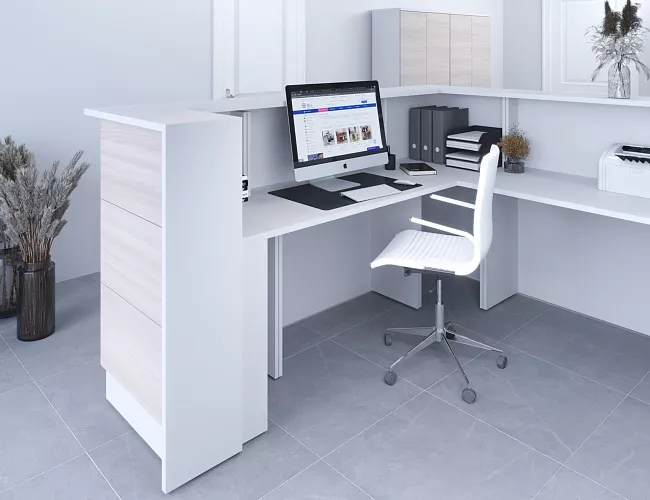 фото стойка ресепшн Steel №3