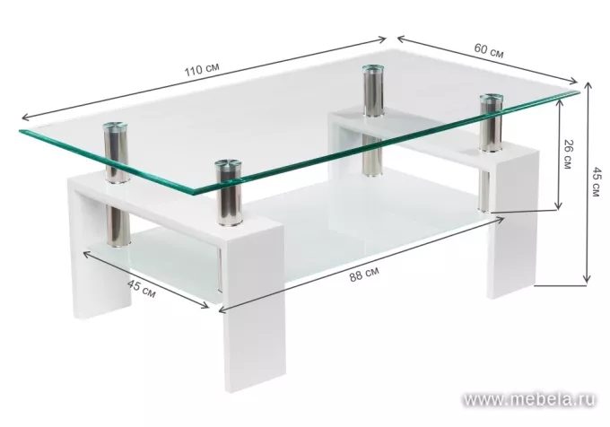 столик CT1-052 White