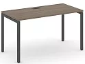 Стол письменный на металлокаркасе на П-образных опорах 40х40