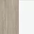 светлый дуб / белый