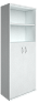 Офисный шкаф высокий для документов высокий полузакрытый