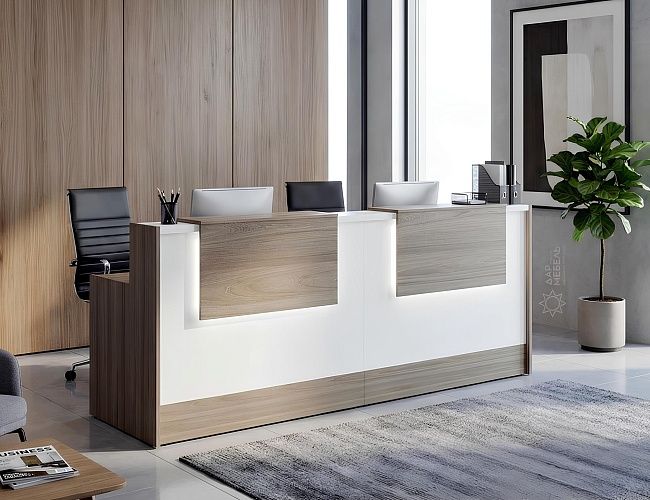 фото стойка ресепшн Стайл Вяз №3