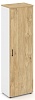 Гардероб узкий неглубокий универсальный, задняя стенка ЛДСП