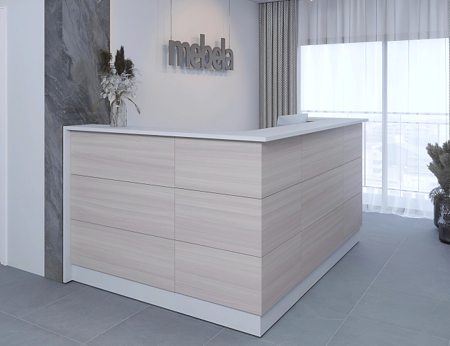 фото стойка ресепшн Steel