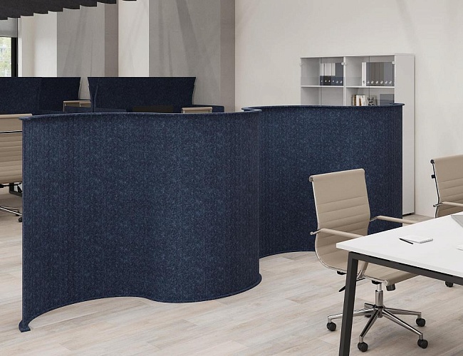 фото Напольные перегородки Войлок