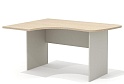 Стол криволинейный, левый (каркас беж)