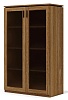 Офисный шкаф со стеклом средний закрытый