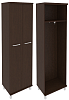Офисный шкаф-гардероб для одежды (узкий)