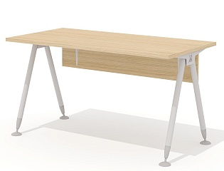 Стол прямой на металлокаркасе