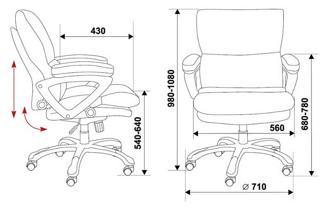 фото кресло CH-890S-Low №5