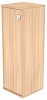 Офисный шкаф узкий средний закрытый