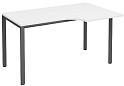 Стол письменный Комфорт на П-образном металлокаркасе (правый)