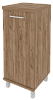 Офисный шкаф низкий узкий (правый)