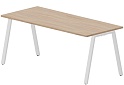 Стол рабочий на металлокаркасе (А-опоры / меламиновый аутлет)