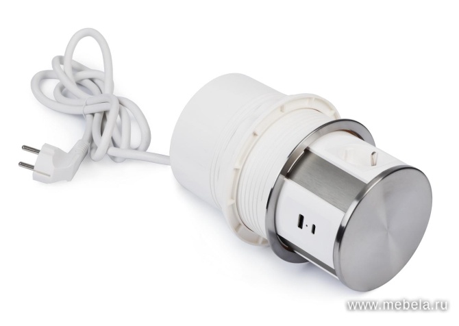 Розетка круглая G10703N-2AC