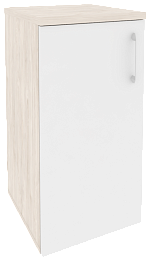 Офисный шкаф низкий узкий лев./прав. (1 низкий фасад ЛДСП)