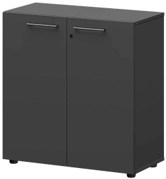 Офисный шкаф низкий закрытый