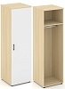 Гардероб узкий глубокий универсальный, задняя стенка ЛДСП