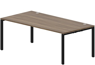 Стол письменный (2 громмета) на П-образном металлокаркасе Strike