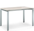 Стол на металлокаркасе письменный прямой