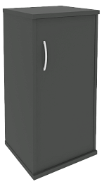 Офисный шкаф узкий низкий закрытый, Л/Пр.