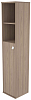 Офисный шкаф высокий узкий полузакрытый(Л/Пр)
