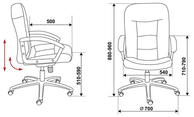 фото кресло T-9908AXSN-Low №4