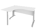 Стол эргономичный на металлокаркасе (левый)