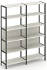 Двухсекционный стеллаж пятиярусный