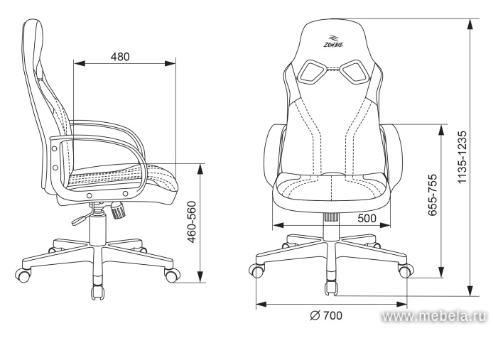 кресло Zombie Runner