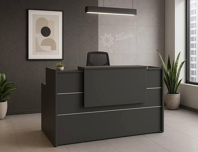 фото ресепшн Оникс Антрацит №3