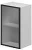 Шкаф кухонный навесной, полка 1 дверь стекло