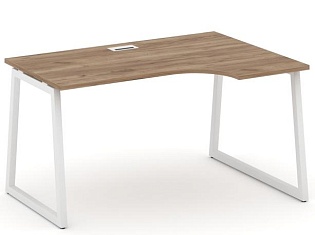 Стол рабочий эргономичный на T1-образных опорах 40х40 (Левый/Правый)