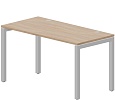 Стол рабочий на металлокаркасе (П-опоры / 2 громмета)