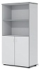 Офисный шкаф комбинированный, средний