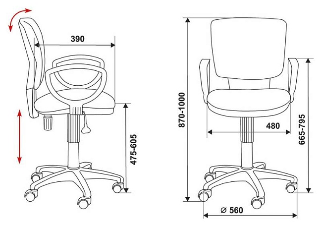 фото кресло CH-626AXSN №5
