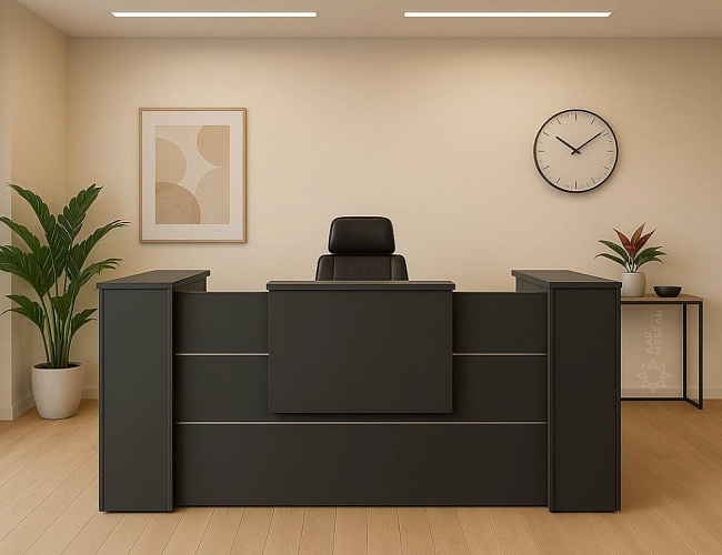 фото ресепшн Оникс Антрацит №2