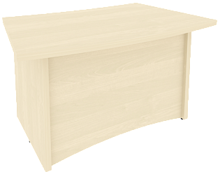 Офисный письменный стол для руководителя (криволинейный)