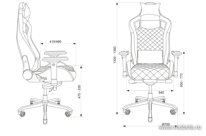 кресло Knight Titan BR
