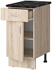 Стол шкаф напольный 40 см с 1 ящиком и дверью