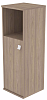 Офисный шкаф узкий средний полузакрытый