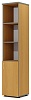 Офисный шкаф комбинированный узкий