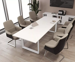 фото столы Onix Metal-O White  №2