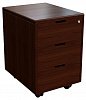 Мобильная офисная тумба с колёсиками и замком, 3 ящика Мобильная офисная тумба с колёсиками и замком, 3 ящика